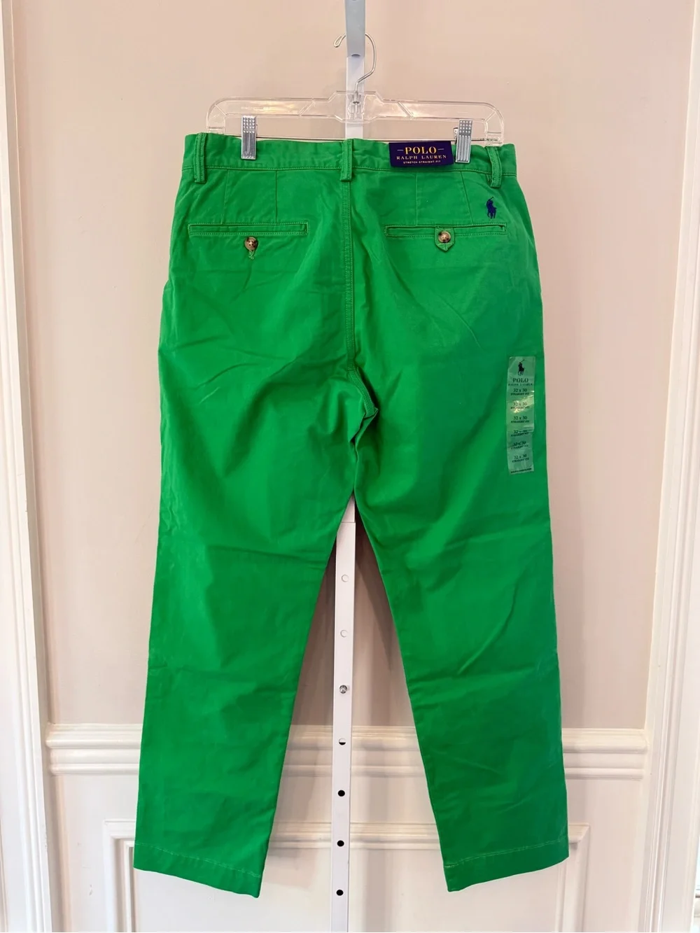 Polo Ralph Lauren Men’s Stretch Straight Fit Chinos Bright Green NWT 32/30